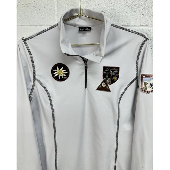 M. MILLER WOMEN'S ALPINA BASE LAYER PATCH DESIGN 1/4 ZIP TOP / Women’s Large - Picture 3 of 7